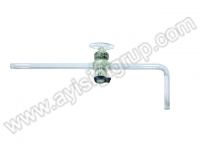 CAM BORU (Dik açılı musluklu)