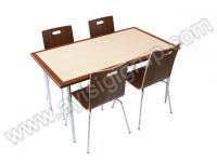 KROM AYAKLI YEMEK MASASI(sandalye hariç)