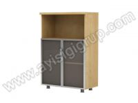 METAL KAPAKLI RAFLI DOLAP