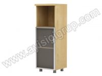 METAL KAPAKLI RAFLI DAR DOLAP