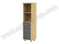 METAL KAPAKLI RAFLI DAR DOLAP